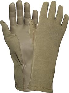 Guantes Nomex Color Bronceado para Piloto, Tácticos, de Vuelo, para Bombero, para Equipo de Defensa Personal - Product Image 2