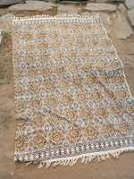 Vente directe usine – Plaid d'hiver multicolore 100 % coton, doux, confortable, écologique, respirant, tissé, imprimé à la main en Inde
