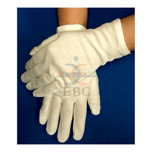 Promoción Poliéster Microfibra Guantes de tela sin polvo Cuentas de taller Etiqueta antigua Guantes protectores de trabajo blancos - Product Image 6