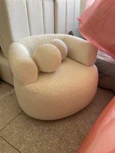 Oreiller décoratif en forme de tête d'ours en peluche écologique, en bouclette de laine, avec housse amovible pour canapé, best-seller - Product Image 5