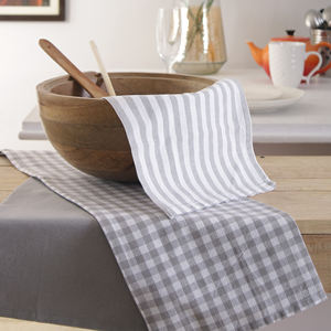 Toallas de té de cocina tejidas de algodón reciclado de secado rápido, juego de toallas de mano multiusos para baño, Golf, Living, hilo teñido impreso, 24 piezas - Product Image 5