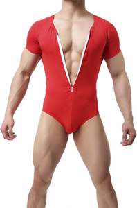 ชุดเสื้อเดี่ยวผ้าสแปนเด็กซ์สำหรับผู้ชายปรับแต่งได้ชุดมวยปล้ำและวอลเลย์บอล100% - Product Image 4