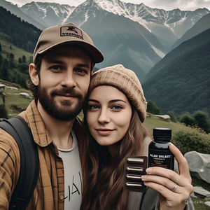 Cápsulas de Shilajit de alta calidad verificadas por HACCP, suplementos de ácido fúlvico secados al sol orgánicos naturales, embalaje de 30 piezas - Product Image 3