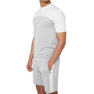 Nouvelle arrivée 2025 Logo personnalisé costume de sport d'été séchage rapide short à manches courtes respirant survêtement décontracté imprimer grande taille - Product Image 6