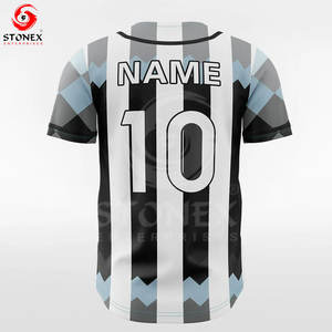 Jersey y pantalones de béisbol con cuello en V cómodos de nuevo estilo para hombre, conjunto de uniforme de equipo deportivo de diseño personalizado - Product Image 2