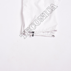 Pantalon de neige imperméable blanc de haute qualité avec taille à cordon de serrage, poches sécurisées et fermetures éclair, ourlets droits - Product Image 6