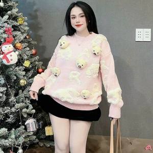 Manteaux pour dames Nouveautés Femmes Nouveau Design de Mode Pull à Manches Longues Femmes Pull Tricoté Femmes - Product Image 3