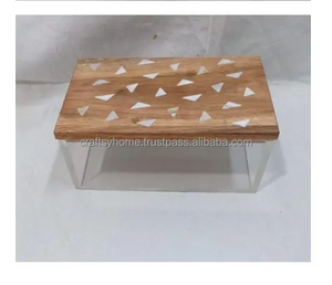 Handmade Acrylic Ramadan Gift Box MOP Inlay Square <b>Wooden</b> <b>Lid</b> for Food Storage Polished Wood Wood Crafts <b>Wooden</b> <b>Boxes</b> Wall Signs - Product Image 1