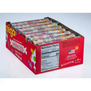 Original Smarties Hard Candy, 15 Tablet Rolls Assorted Flavors, Individually Wrapped (Half-Pound) Bulk Supplier