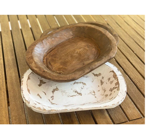 Tazón de masa decorativo de madera para decoración de boda de granja para decoración de Mesa para el hogar, vajilla para el hogar, tazón para servir comida, superventas - Product Image 5