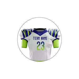 Uniforme de fútbol transpirable de nuevo diseño superventas, uniforme de fútbol americano de poliéster 100% personalizado de la mejor calidad con OEM - Product Image 2