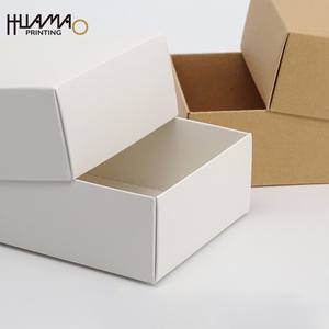 Eco-Friendly Kraft <b>Paper</b> Sock <b>Storage</b> <b>Box</b> Lid and Base <b>Box</b> Custom Printed Recyclable Sock Packaging Gift <b>Box</b> for 5 Pairs Socks - Product Image 5