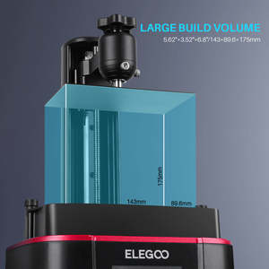 เครื่องพิมพ์ 3 มิติอัตโนมัติ ELEGOO Mars 3 Pro 4K สำหรับเรซิ่น ใช้สำหรับงานทันตกรรม การแพทย์ อุตสาหกรรม เครื่องประดับ การ์ด ใช้เทคโนโลยี SLA SLM DLP - Product Image 4