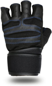 Venta caliente Guantes de entrenamiento de levantamiento de pesas con soporte de muñeca Personalizado Fitness Levantamiento de pesas Hombres Mujeres Guantes de gimnasio para productos unisex. - Product Image 6