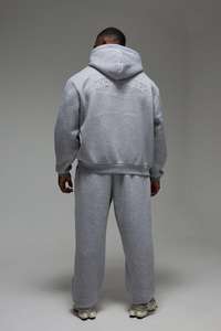 Sweat à capuche en coton surdimensionné personnalisé quantité minimale de commande disponible pour garçons avec impression de mode vêtements de printemps respirants - Product Image 5