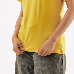 Nuevas Camisetas de Manga Corta para Mujer al por Mayor, Ecológicas, de Poliéster/Algodón, con Logotipo Personalizado, Ropa Urbana, Logotipo Personalizable, Tela de Lona - Product Image 5