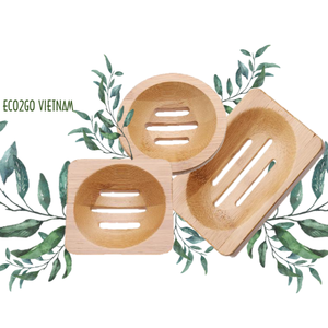 Natural Holder Handmade Natural Bamboo Soap Dish Wood Soap Holder With Free Logo and Sample by Eco2go Vietnam - Product Image 1