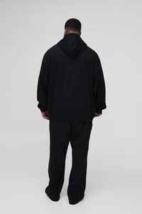Tendance Hiver 2025 : Sweat à Capuche Homme Oversize Grande Taille en Polaire Brodé et Imprimé avec Poches, Coton Épais de Qualité, Logo Personnalisé - Product Image 2