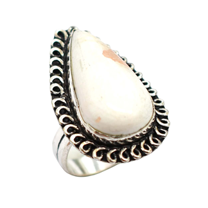 Anillos de Plata de Ley con Cristales y Piedras Preciosas, Diseño Religioso Cristiano, con Patrón de Flores Naturales, Ideales para Bodas y Fiestas - Product Image 3