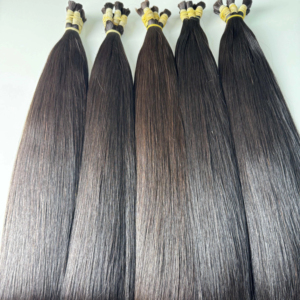 ¡Venta superior! 100% Extensiones de cabello humano a granel Cabello Humano Vietnamita Precio al por mayor de fábrica sin productos químicos color natural - Product Image 1
