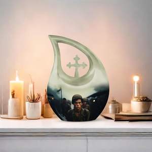 Senderismo Urna de metal para cenizas Mujeres Urnas de cremación para cenizas humanas Mini urnas Adulto Hombre Pequeño para cenizas humanas Tamaño personalizado - Product Image 6