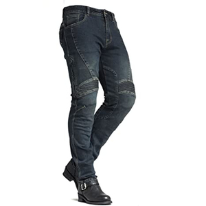 D-Ride Moto Jeans pour motards avec protections homologuées CE, panneaux extensibles, tissu respirant et à séchage rapide - Product Image 1