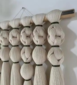 Decoraciones Ecológicas para Colgar en la Pared, Decoración del Hogar, Tapiz de Macramé Esférico, Arte de Pared para el Hogar - Product Image 4