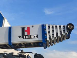 Máquina de elevación de construcción JIUHE, camión de operación de gran altitud <span class=keywords><strong>con</strong></span> <span class=keywords><strong>elevador</strong></span> de escalera aérea de 45m, camión <span class=keywords><strong>elevador</strong></span> eficiente - Product Image 5
