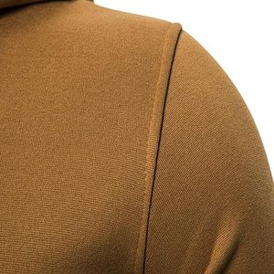 Latest <b>Design</b> New Casual Wear Men's Hoodies Embroidered Logo Panel Hoodie With Ribbed Sleeves - Product Image 3