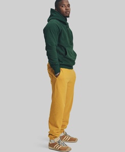Sweat à capuche à tissage inversé pour hommes, point contrasté personnalisé, conception réversible en molleton de coton - Product Image 2