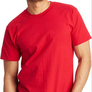 Camiseta Básica de Algodón para Hombre, Ligera, Cómoda, Transpirable, de Tela Suave, Corte Regular, Informal, para Verano, Venta al por Mayor, Exportación de Prendas - Product Image 1