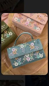 MONEDOS DE MANO DE PERLAS DE MODA DE ESTILO BOHEMIANO DE FANTASÍA ÚNICO BORDADO PERSONALIZADO CON FORRO DE BORDADO AL POR MAYOR - Product Image 2