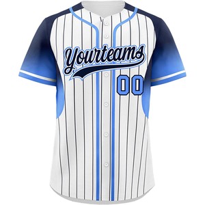 Factory Direct <b>Baseball</b> <b>Jerseys</b> Custom Mesh Softball Shirts Plus Size with Heat-Transfer Printing and Tackle Twill Logo in <b>Bulk</b> - Product Image 3