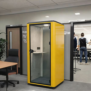 Cabinas de Oficina Insonorizadas Modernas de Aleación de Aluminio con Iluminación LED y Diseño Modular Móvil, Cabina Telefónica para Uso en Interiores de Oficina - Product Image 3