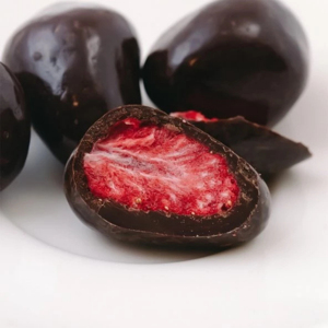 Dragées de fraises au chocolat noir – Lyophilisées, Qualité supérieure, Délicieuse collation sucrée, Emballage en vrac – Meilleures ventes - Product Image 4