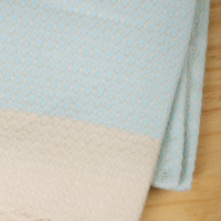 100% Cotton Woven Quick-Dry Kids Bath Towel with Cartoon Pattern for Golf Aqua Color Bathroom Use