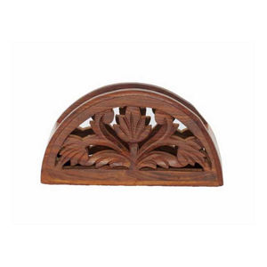 Porte-serviettes en bois naturel de qualité supérieure Forme personnalisée de grande taille Design de luxe Vaisselle en bois pur pour un repas élégant - Product Image 5