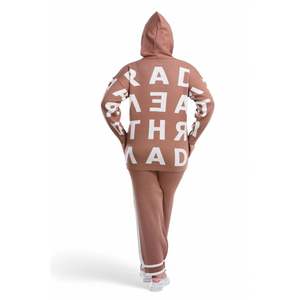 ชุดสูทลายตัวอักษรมีฮู้ดสำหรับผู้หญิงสินค้าขายดี - Product Image 3