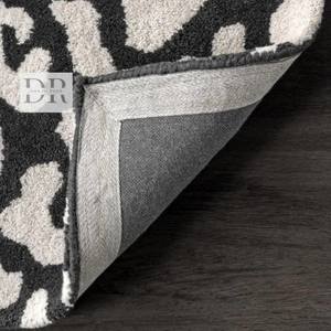 Tapis moderne en laine tufté à la main de haute qualité Design léopard gris blanc de taille personnalisée pour sol de salle à manger et de salon - Product Image 6