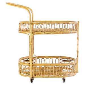 Handcrafted Luxury Metal Trolley <b>for</b> Restaurant & Hotel Black Finishing Serving Food <b>Decorative</b> <b>Item</b> <b>for</b> <b>Kitchen</b> Living Room Use - Product Image 5