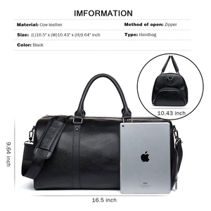 Bolsas de Deporte Ligeras de Alta Calidad para Exteriores, Bolsas de Viaje de Fin de Semana Impermeables de Cuero Personalizadas, Bolsas de Gimnasio con Compartimentos - Product Image 5