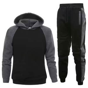 Survêtement d'entraînement de gymnastique multicolore personnalisé pour hommes 100% coton col rond vêtements de sport en gros pour l'hiver - Product Image 6