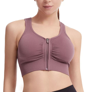 สปอร์ตบราสำหรับผู้หญิงใหม่สำหรับออกกำลังกายฟิตเนสสีพื้นชุดใส่ไปยิมโยคะไร้รอยต่อ2026 - Product Image 2