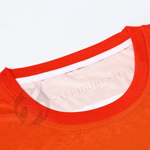 Camisetas de fútbol de poliéster 100%, uniformes, diseño personalizable, trajes de fútbol de media manga, Impresión de nombre, estilo de verano de secado rápido - Product Image 3