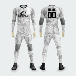 Tenues de gardien de but de football pour adultes à manches longues de protection pour l'extérieur, maillot de gardien de but pour hommes, uniformes de gardien de but - Product Image 3