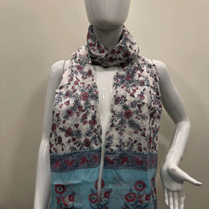 Wholesale Summer Handmade Ethnic Printed Cotton <b>Dupatta</b> Stole for Women Summer <b>Scarves</b> Print Natural Soft Cotton <b>Dupatta</b> <b>Scarf</b> - Product Image 1
