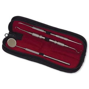 Kit de Instrumentos de Examen Dental Personalizable Manual Incluye Raspador de Dientes Boca Espejo Sonda Escalador Etc. Para Oral Dental - Product Image 1