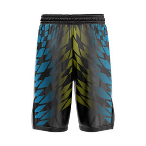 Shorts de basket-ball imprimés par transfert thermique personnalisés 100% polyester respirant grande taille antibactérien séchage rapide vêtements de basket-ball - Product Image 3