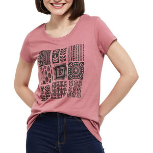 OEM Service เสื้อยืดผู้หญิงดีไซน์ใหม่เสื้อยืดผู้หญิงแบบลำลองสำหรับขนาดผู้ใหญ่ - Product Image 1