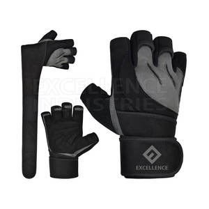 EXCELLENCE INDUSTRIES Fabricant sur mesure de gants de sport unisexes en néoprène et cuir avec couleurs et tailles personnalisées pour la musculation - Product Image 1